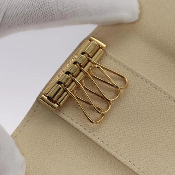 LOUIS VUITTON Damier Azur Multi Cles 4 Key Case N60020 LV Auth BD247 - Picture 8 of 16